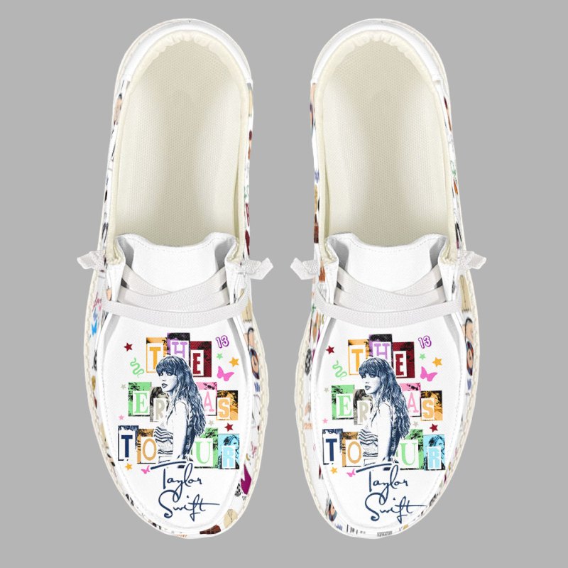 Taylor Swift Hey Dude Shoes VANDH1290 Hanh 5 Taylor Swift Custom Hey Dude Shoes IFDDDUDE0003 Idea Fanatic