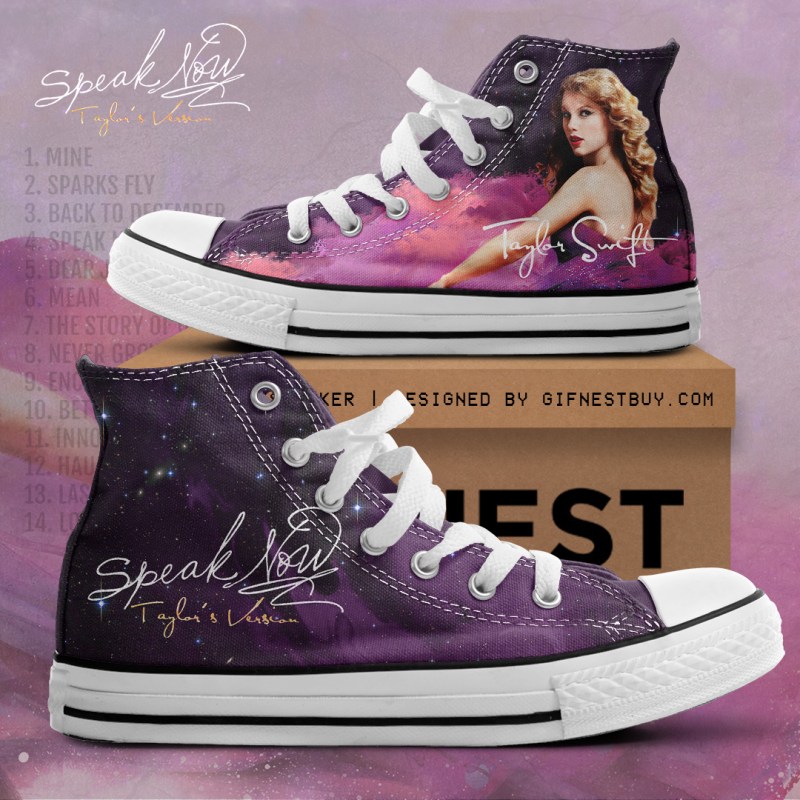 Taylor Swift High Top Shoes TANTN1413 white Taylor Swift Premium High Top Canvas Shoes IFDDHTCS0020 Idea Fanatic