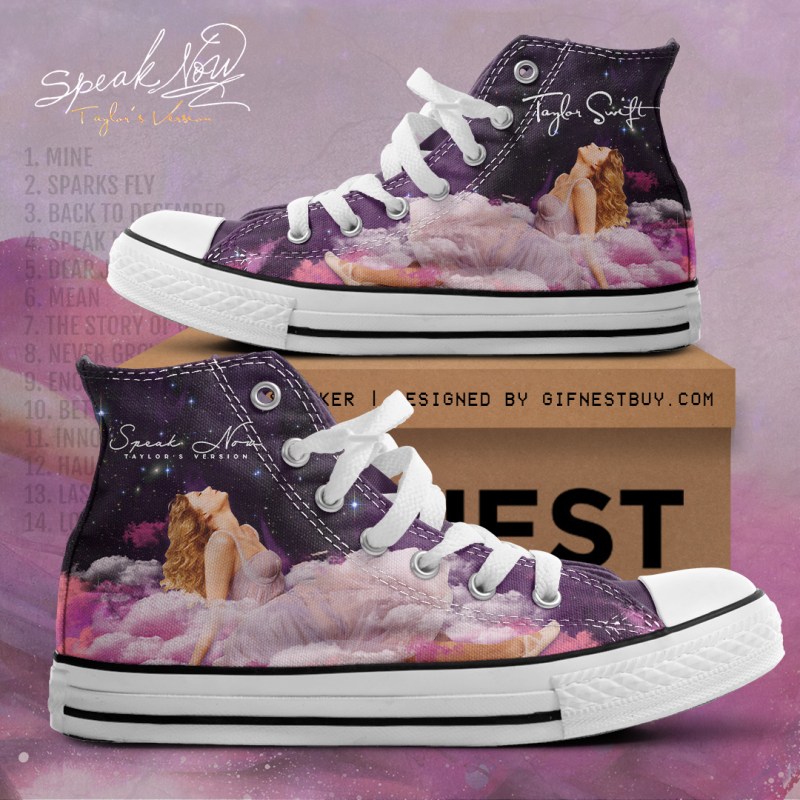 Taylor Swift High Top Shoes TANTN1414 white Taylor Swift Premium High Top Canvas Shoes IFDDHTCS0021 Idea Fanatic