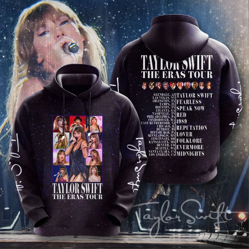 Taylor Swift Hoodie HOATT3800 Taylor Swift Combo 3D Apparels IFDDCLEC0135 Idea Fanatic