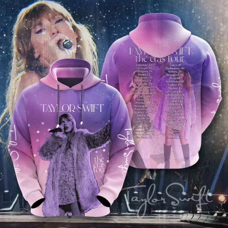 Taylor Swift Hoodie HOATT3820 Taylor Swift Combo 3D Apparels IFDDCLEC0139 Idea Fanatic