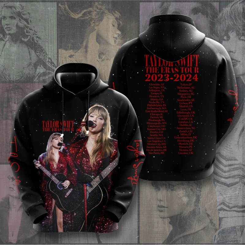 Taylor Swift Hoodie HOATT3824 Taylor Swift Combo 3D Apparels IFDDCLEC0142 Idea Fanatic