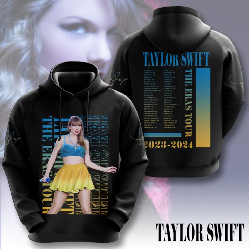 Taylor Swift Hoodie HOATT6158 Yuna Taylor Swift Combo 3D Apparels IFDDCLEC0392 Idea Fanatic