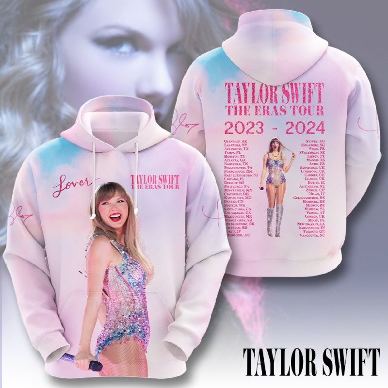 Taylor Swift Hoodie HOATT6171 Yuna Taylor Swift Combo 3D Apparels IFDDCLEC0402 Idea Fanatic