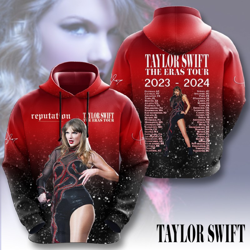 Taylor Swift Hoodie HOATT6365 Yuna Taylor Swift Combo 3D Apparels IFDDCLEC0409 Idea Fanatic