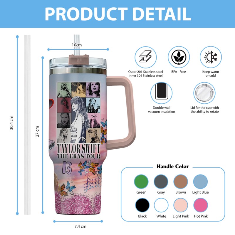 Taylor Swift Personalized Stanley Cup VANDH1803 Hanh 3 Taylor Swift Personalized 40oz Stanley Tumbler IFDD40OZ0169 Idea Fanatic
