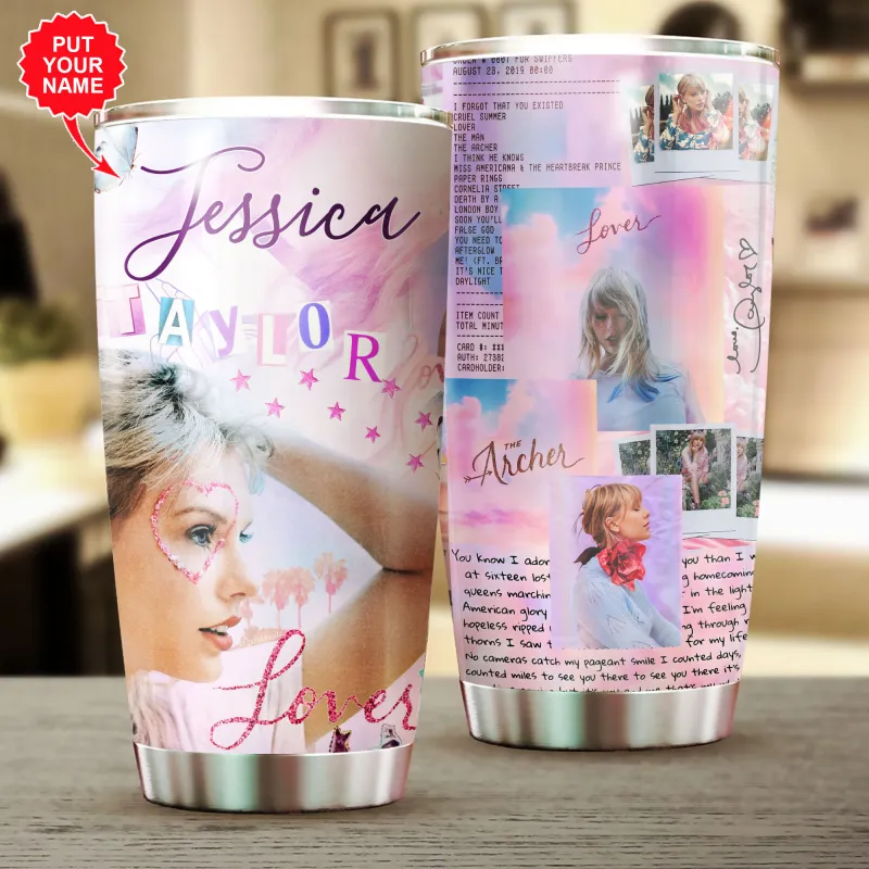 Taylor Swift Personalized Tumbler VANDH056 Hanh 1 Taylor Swift Normal Tumbler Cup IFDDNTUM0029 Idea Fanatic