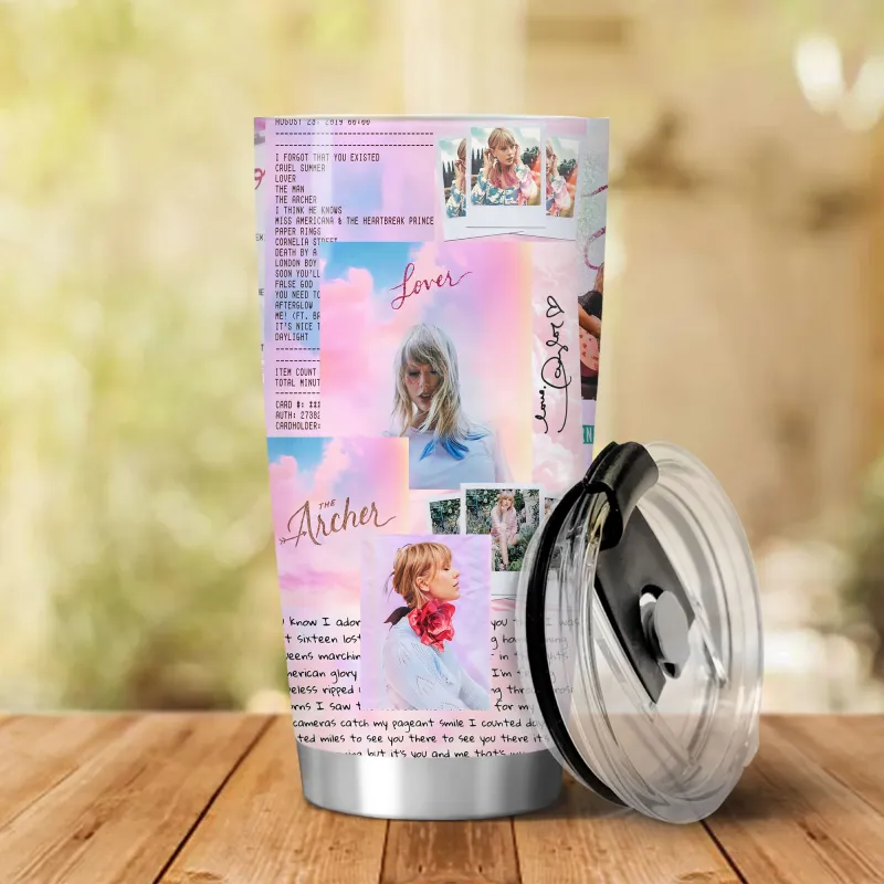 Taylor Swift Personalized Tumbler VANDH056 Hanh 2 Taylor Swift Normal Tumbler Cup IFDDNTUM0029 Idea Fanatic