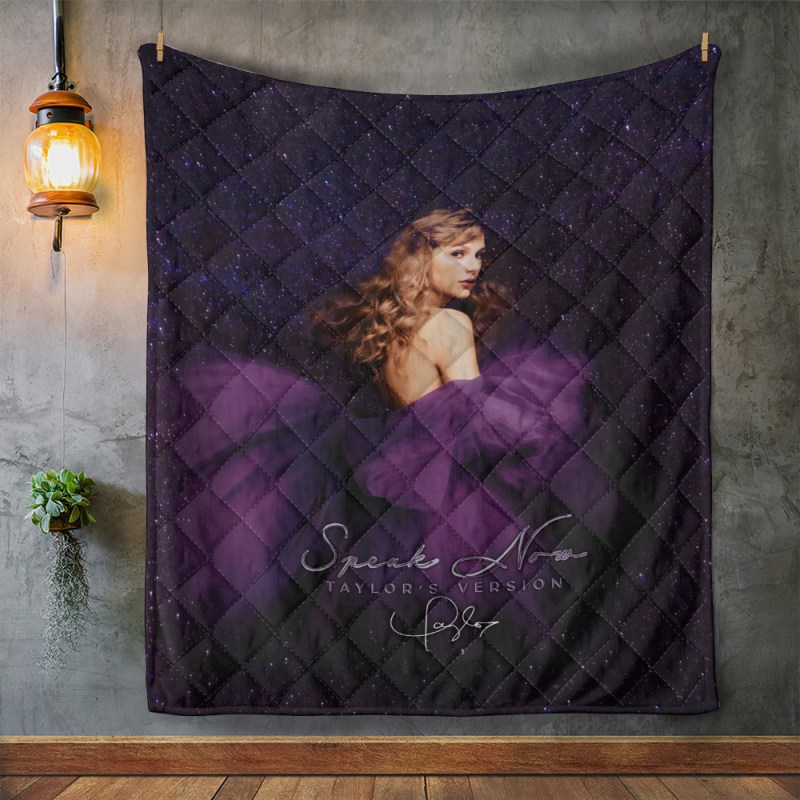 Taylor Swift Quilt Blanket HOATTT3980 4 Taylor Swift Premium Printed Quilt Blanket IFDDQLT0012 Idea Fanatic