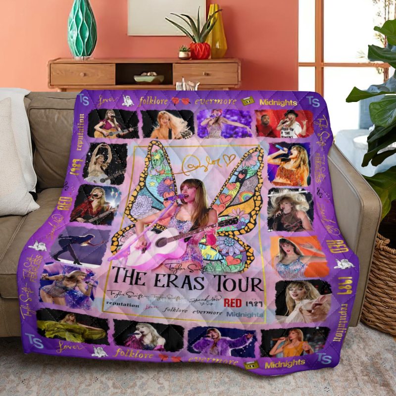 Taylor Swift Quilt Blanket TANTN2042 mk3 Taylor Swift Premium Printed Quilt Blanket IFDDQLT0002 Idea Fanatic