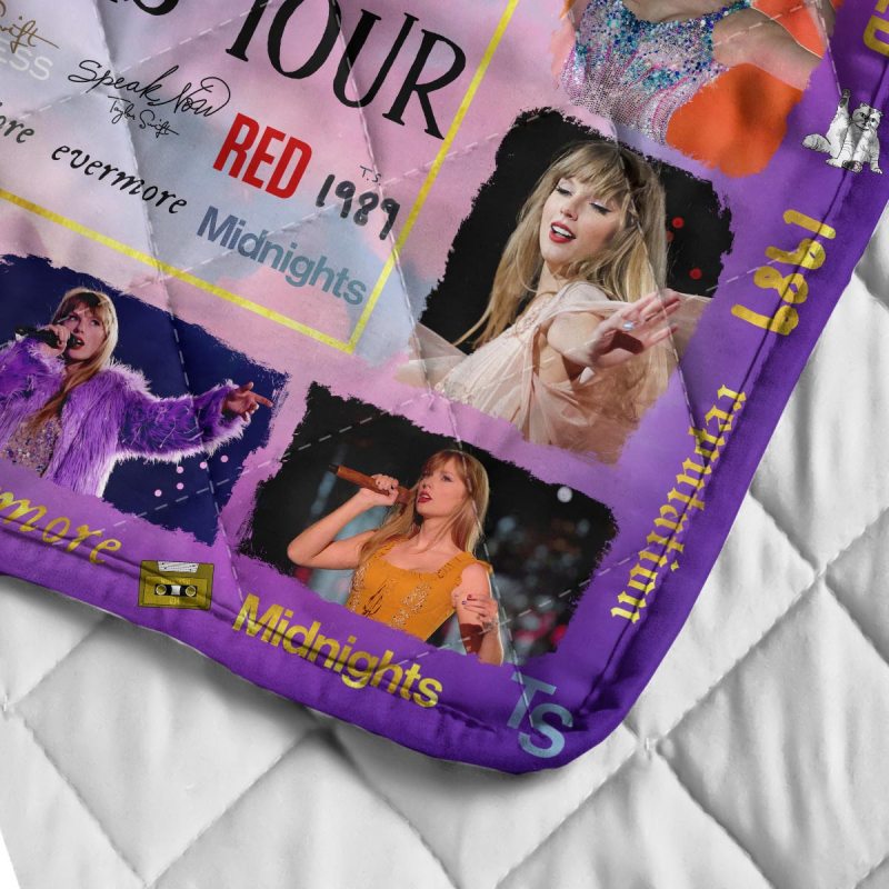 Taylor Swift Quilt Blanket TANTN2042 mk4 Taylor Swift Premium Printed Quilt Blanket IFDDQLT0002 Idea Fanatic