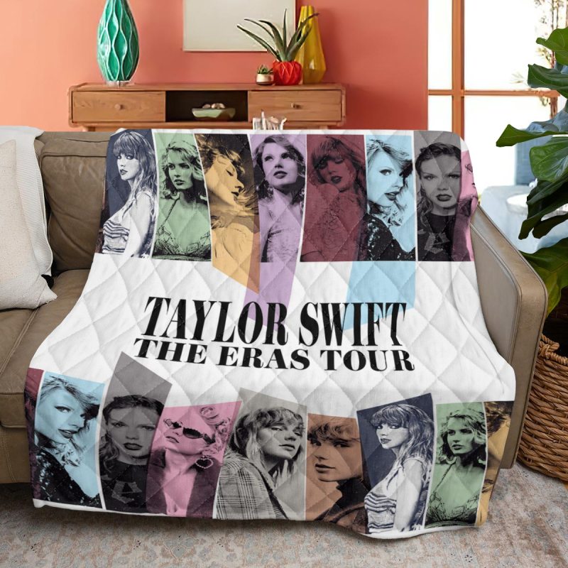 Taylor Swift Quilt Blanket TANTN3215 mk3 Taylor Swift Premium Printed Quilt Blanket IFDDQLT0009 Idea Fanatic