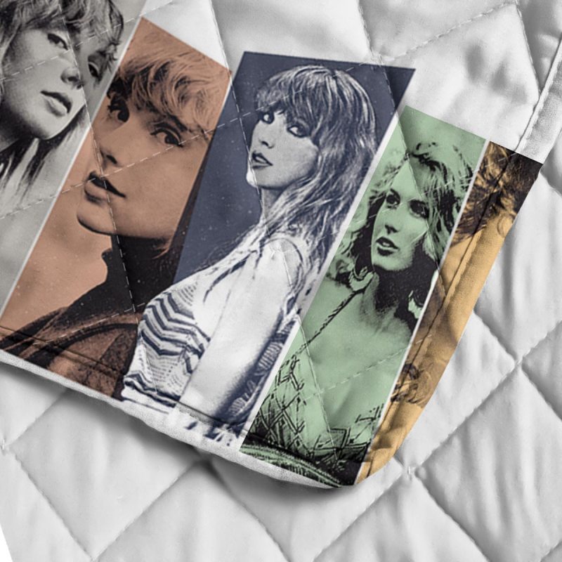 Taylor Swift Quilt Blanket TANTN3215 mk4 Taylor Swift Premium Printed Quilt Blanket IFDDQLT0009 Idea Fanatic