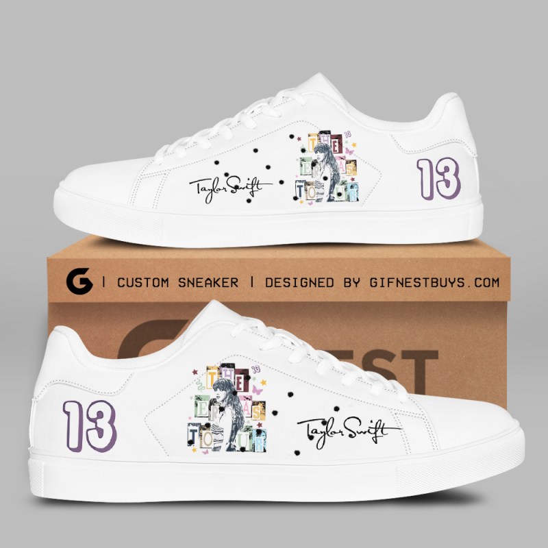 Taylor Swift Stan Smith Shoes HOATT4382 Taylor Swift Custom Stan Smith Shoes IFDDSS0014 Idea Fanatic