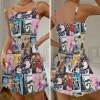 Taylor Swift Strappy Swing Dress GNE1149 Hanh 1 Taylor Swift Premium Women Strappy Swing Dress IFDDSSD0017 Idea Fanatic