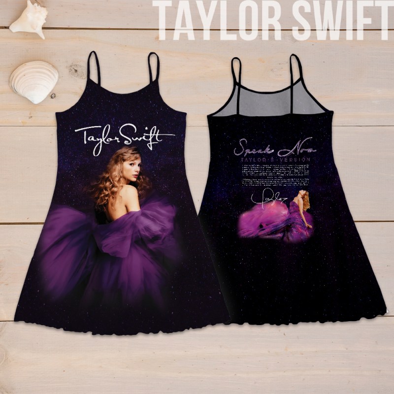 Taylor Swift Strappy Swing Dress HOATT5875 Taylor Swift Premium Women Strappy Swing Dress IFDDSSD0011 Idea Fanatic