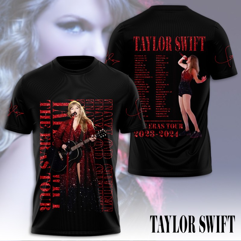 Taylor Swift T shirt HOATT6159 Yuna Taylor Swift Combo 3D Apparels IFDDCLEC0393 Idea Fanatic