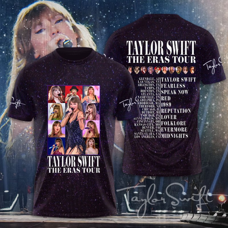 Taylor Swift T shirt HOATT3800 Taylor Swift Combo 3D Apparels IFDDCLEC0135 Idea Fanatic