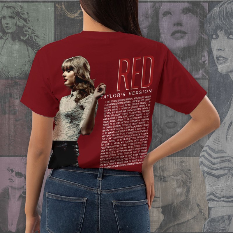 Taylor Swift T shirt HOATT3813 2 Taylor Swift Combo 3D Apparels IFDDCLEC0137 Idea Fanatic