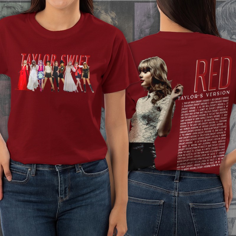 Taylor Swift T shirt HOATT3813 3 Taylor Swift Combo 3D Apparels IFDDCLEC0137 Idea Fanatic