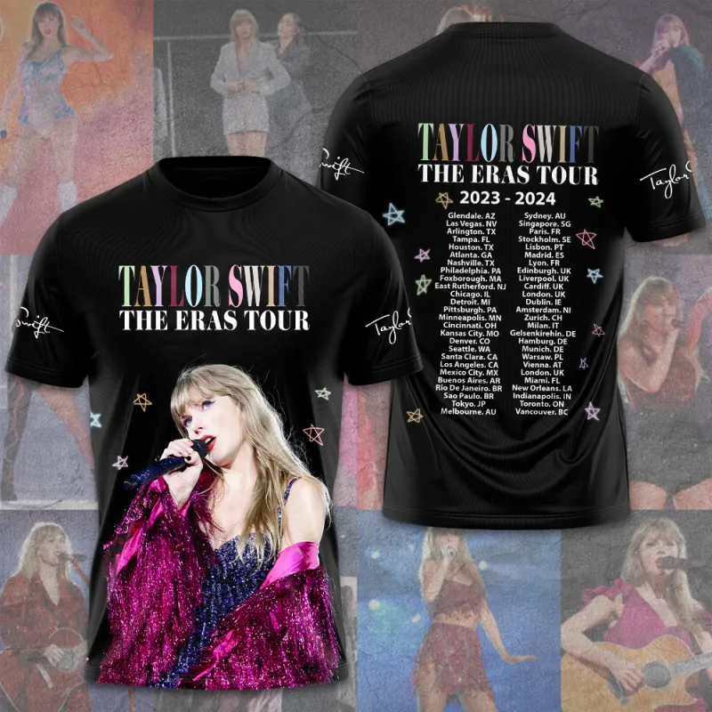 Taylor Swift T shirt HOATT6139 Taylor Swift Combo 3D Apparels IFDDCLEC0389 Idea Fanatic