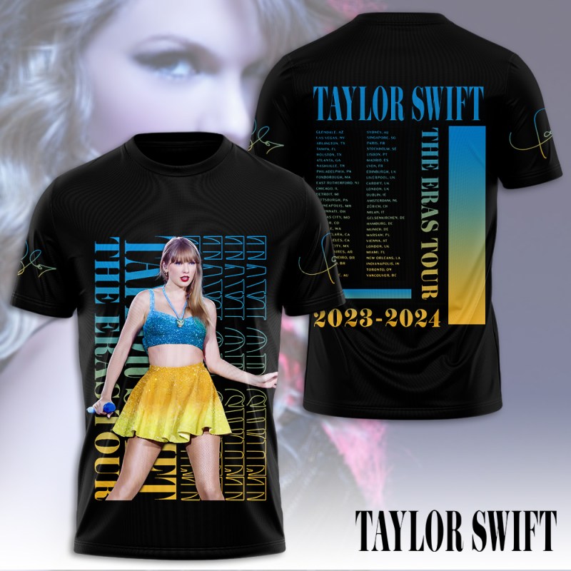 Taylor Swift T shirt HOATT6158 Yuna Taylor Swift Combo 3D Apparels IFDDCLEC0392 Idea Fanatic