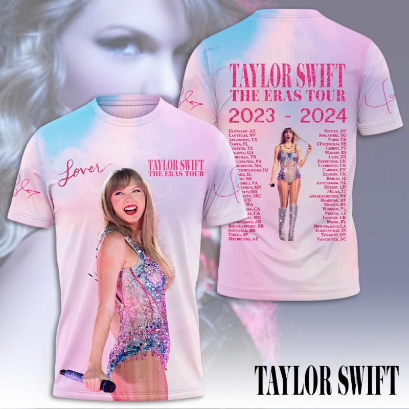 Taylor Swift T shirt HOATT6171 Yuna Taylor Swift Combo 3D Apparels IFDDCLEC0402 Idea Fanatic