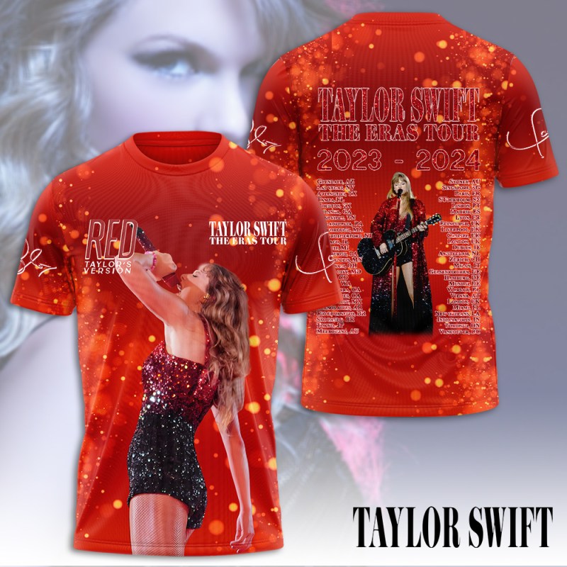 Taylor Swift T shirt HOATT6172 Yuna Taylor Swift Combo 3D Apparels IFDDCLEC0404 Idea Fanatic