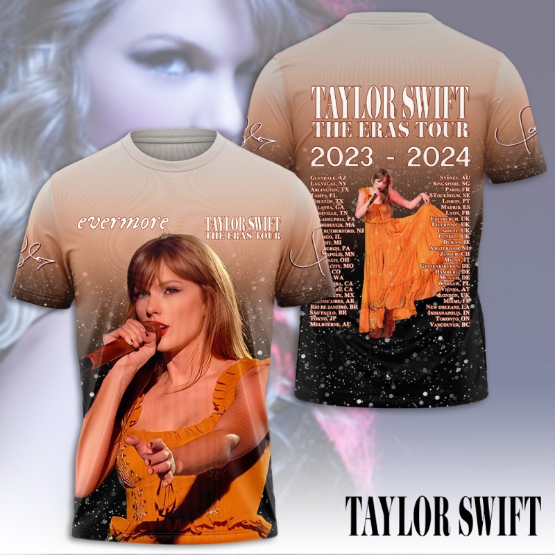 Taylor Swift T shirt HOATT6176 Yuna Taylor Swift Combo 3D Apparels IFDDCLEC0408 Idea Fanatic