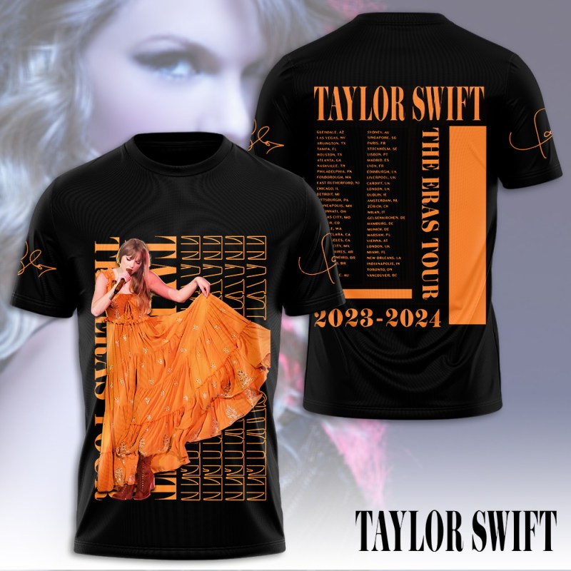 Taylor Swift T shirt HOATT6183 Yuna Taylor Swift Combo 3D Apparels IFDDCLEC0395 Idea Fanatic