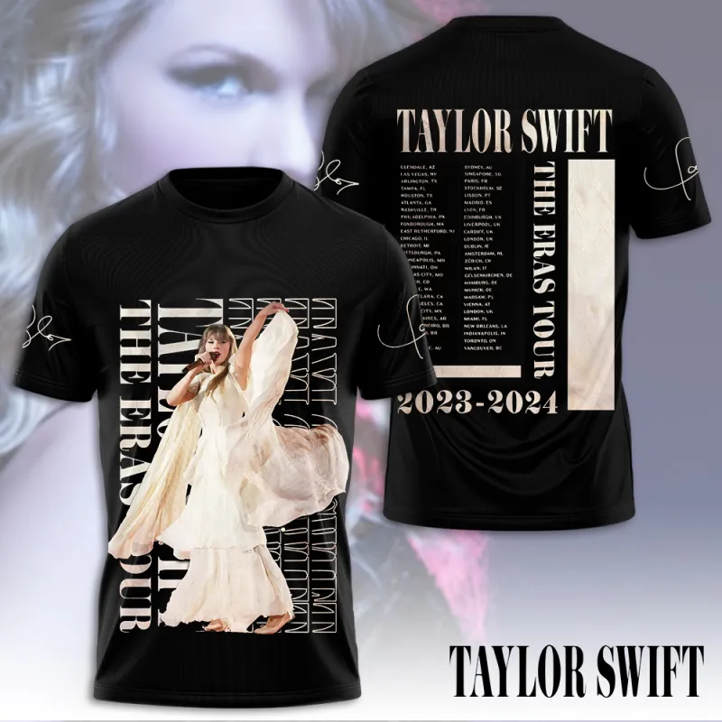 Taylor Swift T shirt HOATT6185 Yuna Taylor Swift Combo 3D Apparels IFDDCLEC0396 Idea Fanatic