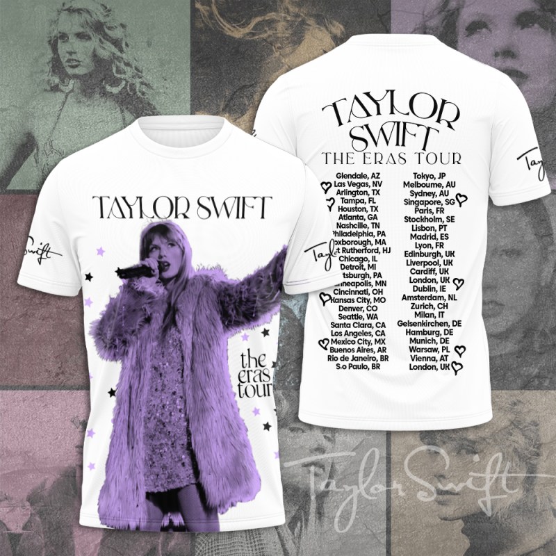 Taylor Swift T shirt TANTN1463 Taylor Swift Combo 3D Apparels IFDDCLEC0152 Idea Fanatic