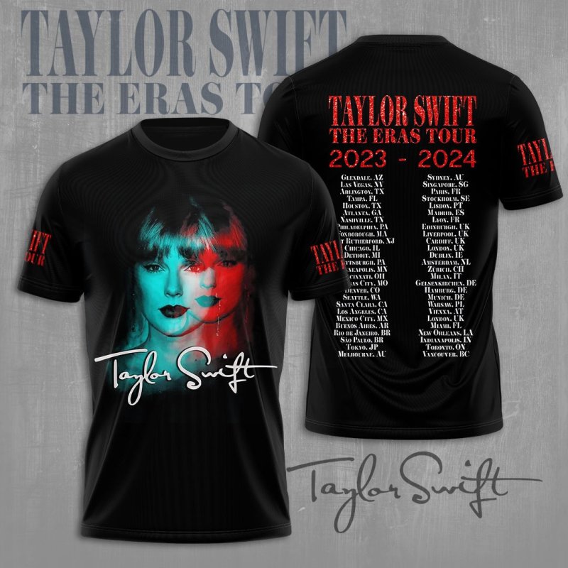 Taylor Swift Tshirt Hoodie NGHIAVT1601 PANH 2 Taylor Swift Combo 3D Apparels IFDDCLEC0299 Idea Fanatic