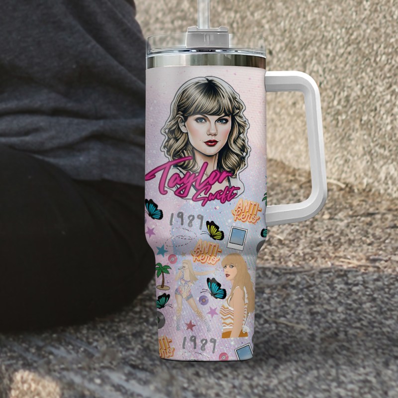 Taylor Swift Tubmler TANTN3440 3 Taylor Swift Personalized 40oz Stanley Tumbler IFDD40OZ0170 Idea Fanatic