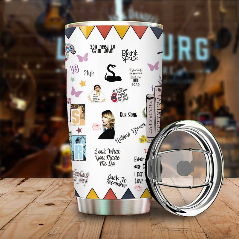 Taylor Swift Tumbler VANDH074 Hanh 5 Taylor Swift Normal Tumbler Cup IFDDNTUM0039 Idea Fanatic