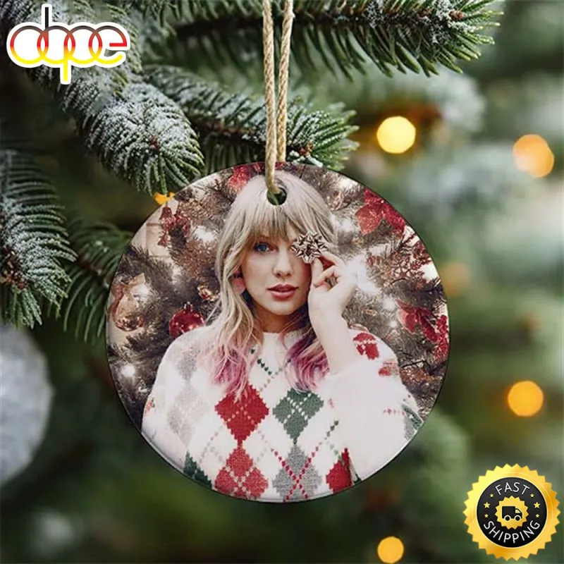 Taylor Swift Posing Christmas Tree 2023 Christmas Ornament qakeoc Taylor Swift Posing Tree 2024 Ornament IDF141109 Idea Fanatic