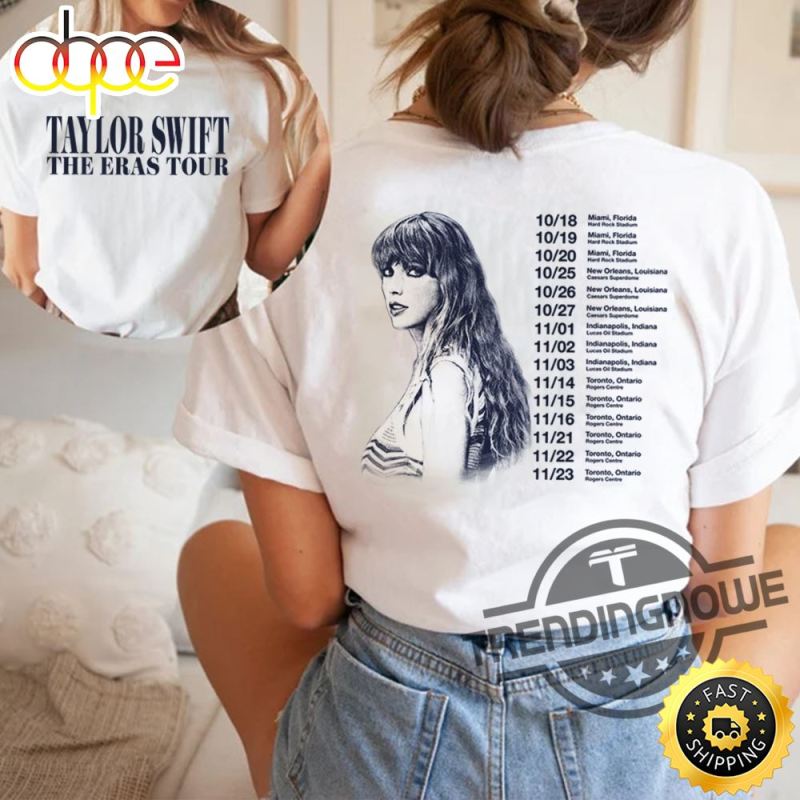 Taylor Swift The Eras Tour Shirt 2024 North America Eras Tour Shirt The Eras Tour 2024 Shirt vs2jbt Taylor Swift North America The Eras Tour 2024 Shirt IDF148659 Idea Fanatic