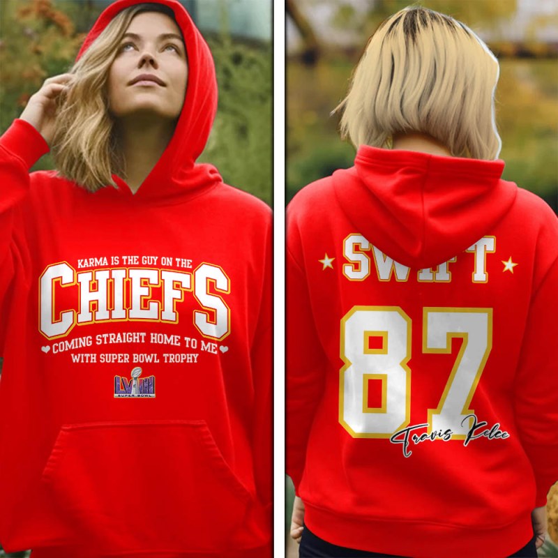 Taylor Swift x Kansas City Chiefs Hoodie Woman MAITM5759 Taylor Swift x Kansas City Chiefs Combo 3D Apparels IFDDCLEC0203 Idea Fanatic