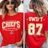 Taylor Swift x Kansas City Chiefs T Shirt Woman MAITM5759 Taylor Swift x Kansas City Chiefs Combo 3D Apparels IFDDCLEC0203 Idea Fanatic