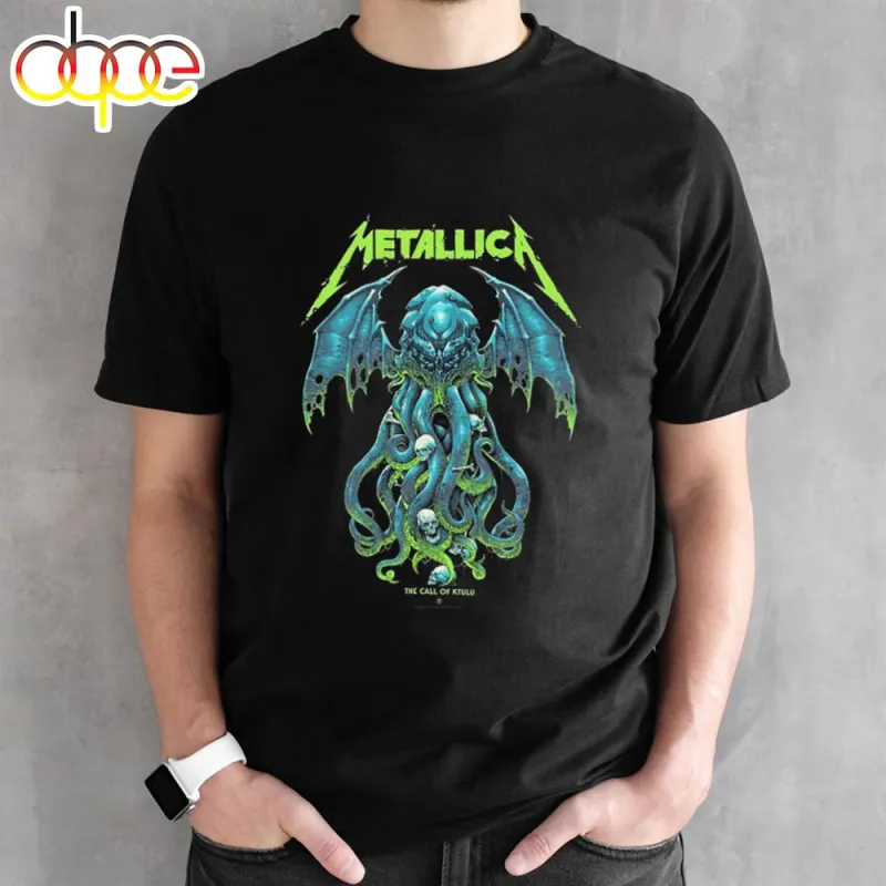 The Call Of Ktulu Limited Edition Numbered Screen Printed Poster Metallica Fan Gifts T Shirt The Call Of Ktulu Limited Edition Numbered Screen Printed Poster Metallica T-Shirt IDF1769640 Idea Fanatic