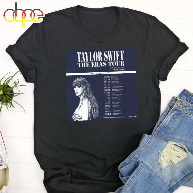 The Eras Tour With Taylor Swift Europe Uk 2024 Unisex T Shirt The Eras Tour With Taylor Swift Europe & Uk 2024 Unisex T-Shirt IDF175914 Idea Fanatic