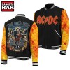 The Rock Gods ACDC Highway To Hell 2024 Baseball Jacket AC/DC Highway To Hell 2024 Varsity Jacket IFDDVJK0001 Idea Fanatic