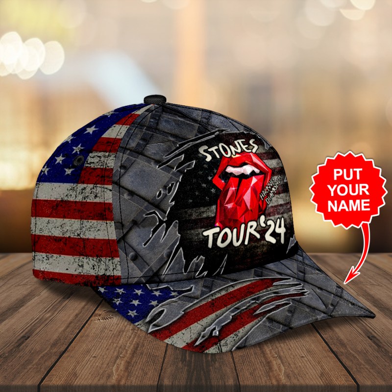 The Roliing Stones Cap TANTN7382 mk2 The Rolling Stones Personalized Classic Cap IFDDCAP0027 Idea Fanatic