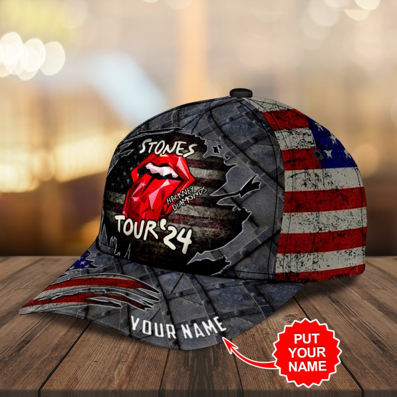 The Roliing Stones Cap TANTN7382 mk3 The Rolling Stones Personalized Classic Cap IFDDCAP0027 Idea Fanatic