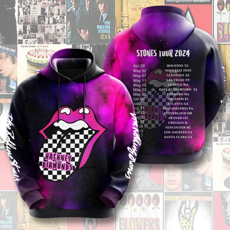 The Roling Stones HOODIE MAITM7275 PANH The Rolling Stones Combo 3D Apparels IFDDCLEC0091 Idea Fanatic