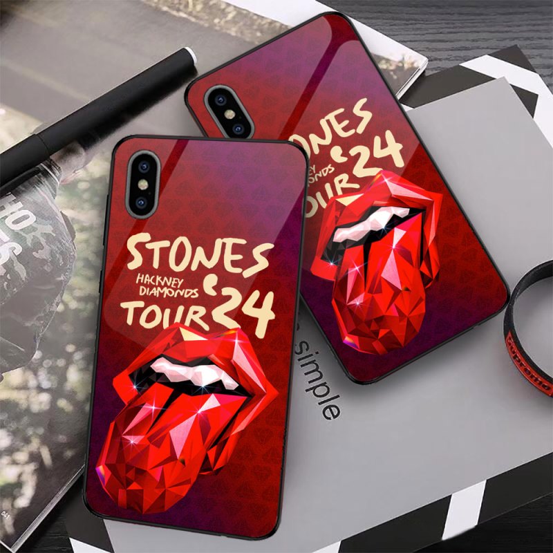 The Rolling Stones 2 Glass Phonecase MAITM4931 The Rolling Stones Premium Printed Phone Case IFDDPC0006 Idea Fanatic