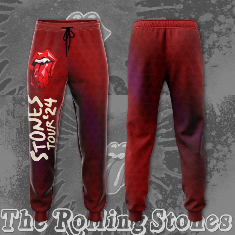 The Rolling Stones 3D Apparels MAITM4930 Sweatpants The Rolling Stones Combo 3D Apparels IFDDCLEC0083 Idea Fanatic