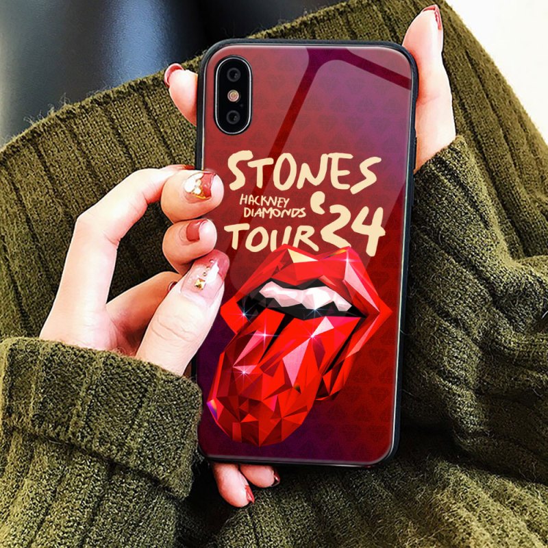 The Rolling Stones 4 Glass Phonecase MAITM4931 The Rolling Stones Premium Printed Phone Case IFDDPC0006 Idea Fanatic