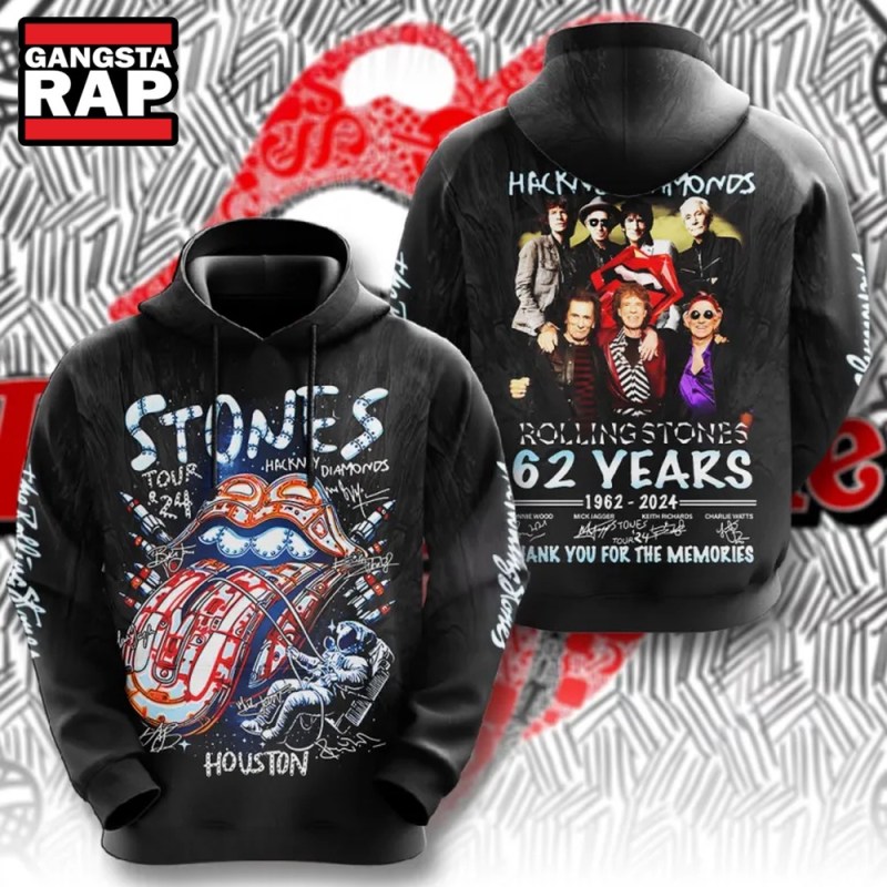 The Rolling Stones 62 Year 1962 2024 Thank You For The Memories Hoodie The Rolling Stones 62 Year 1962-2024 Thank You For The Memories Hoodie IFDDHD0198 Idea Fanatic