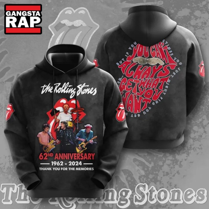 The Rolling Stones 62nd 1962 2024 Hoodie The Rolling Stones 62nd 1962-2024 Hoodie IFDDHD0196 Idea Fanatic